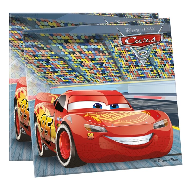 Product Image for Disney Bilar 3 - Servetter 20-pack
