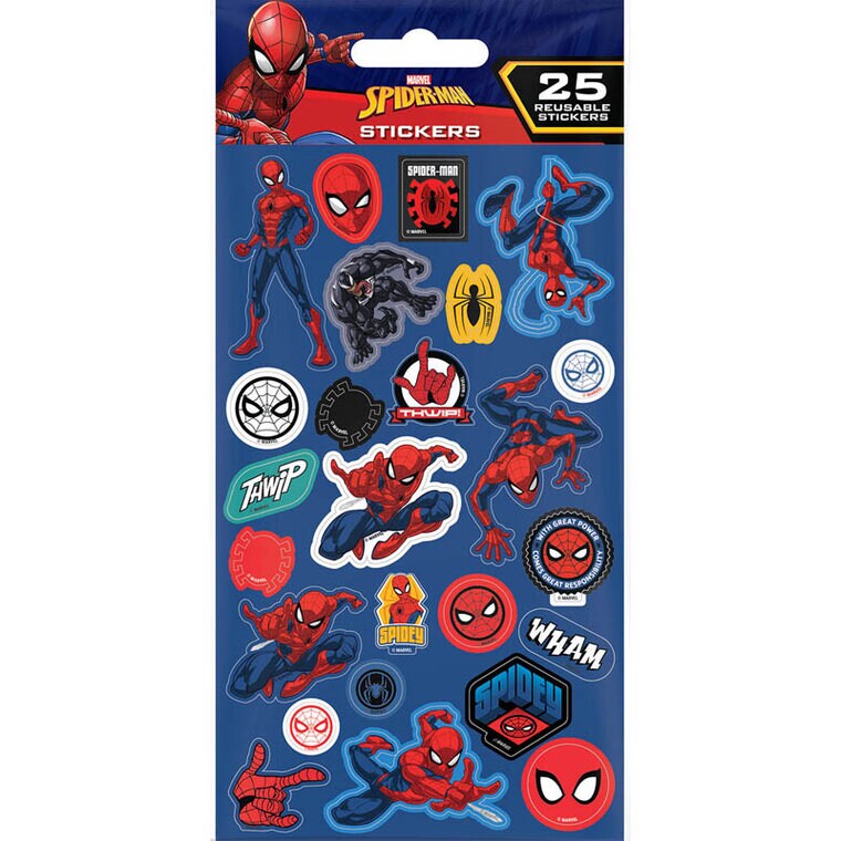 Product Image for Spiderman Klistermärken 25-pack