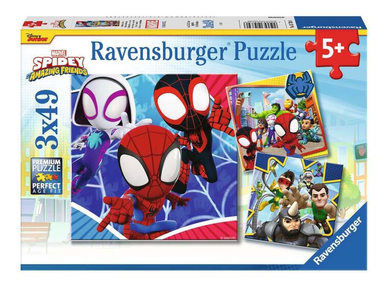 Product Image for Ravensburger Pussel - Spidey and His Amazing Friends 3x49 bitar