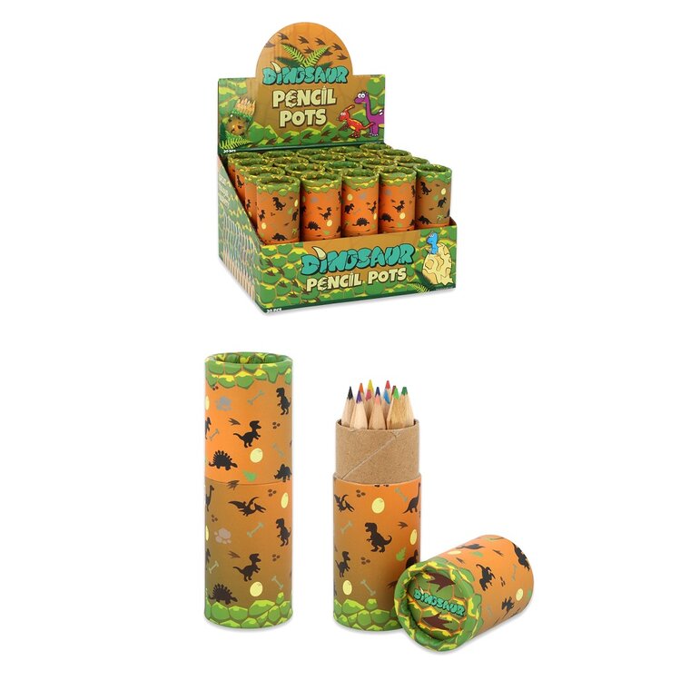 Product Image for Dinosaurie färgpennor i tub