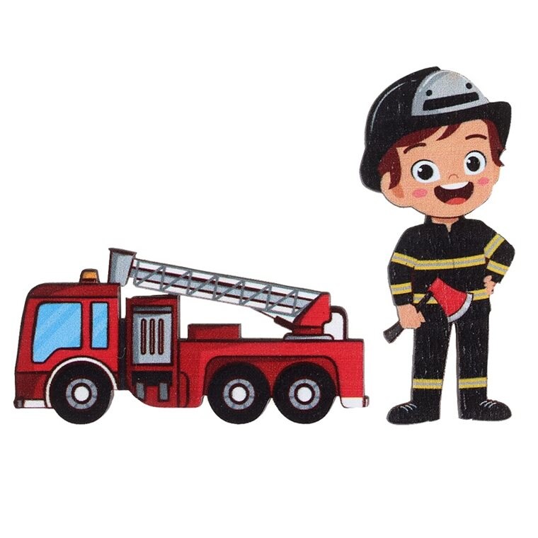 Product Image for Brandbil Lyxig konfetti i trä