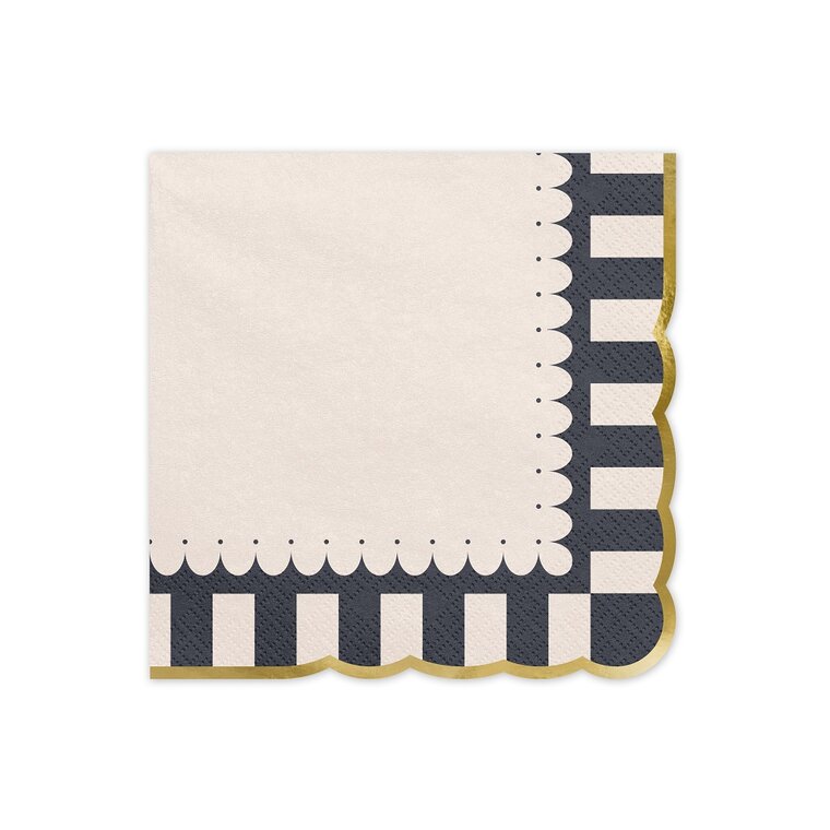 Product Image for Halloweenservetter med guldkant 12-pack