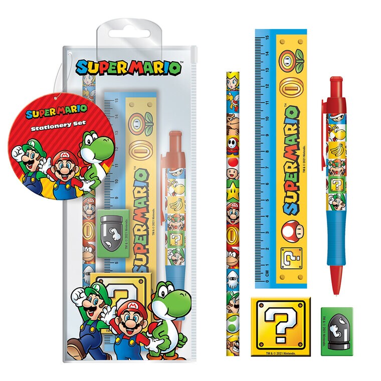 Product Image for Super Mario Bros - Skolset Colour Block 5-pack
