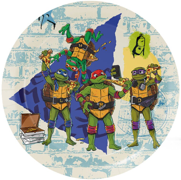 Product Image for Turtles - Tallrikar 8-pack