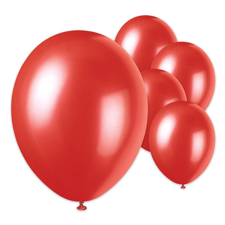 Product Image for Ballonger - Röd Metallic 10-pack