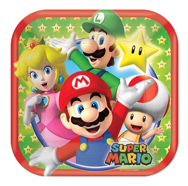Product Image for Super Mario Bros - Assietter 8-pack