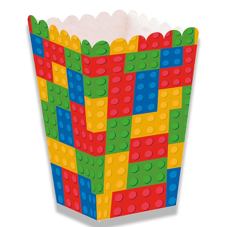 Product Image for Byggklossar Popcornbox 12 x 5 cm