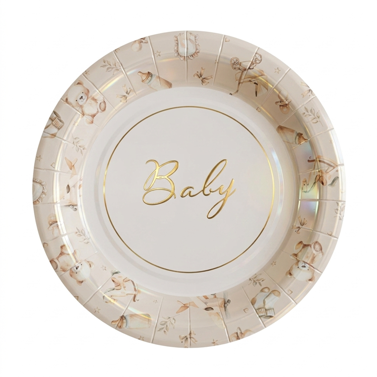 Product Image for Little Teddy Babyshower Tallrikar 6-pack
