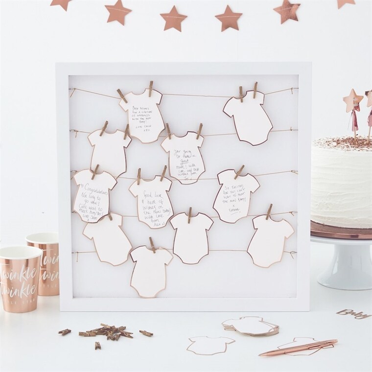 Product Image for Twinkle Twinkle - Gästbokstavla med babykläder