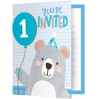 1-årskalas Birthday Bear  Kalaskungen.com