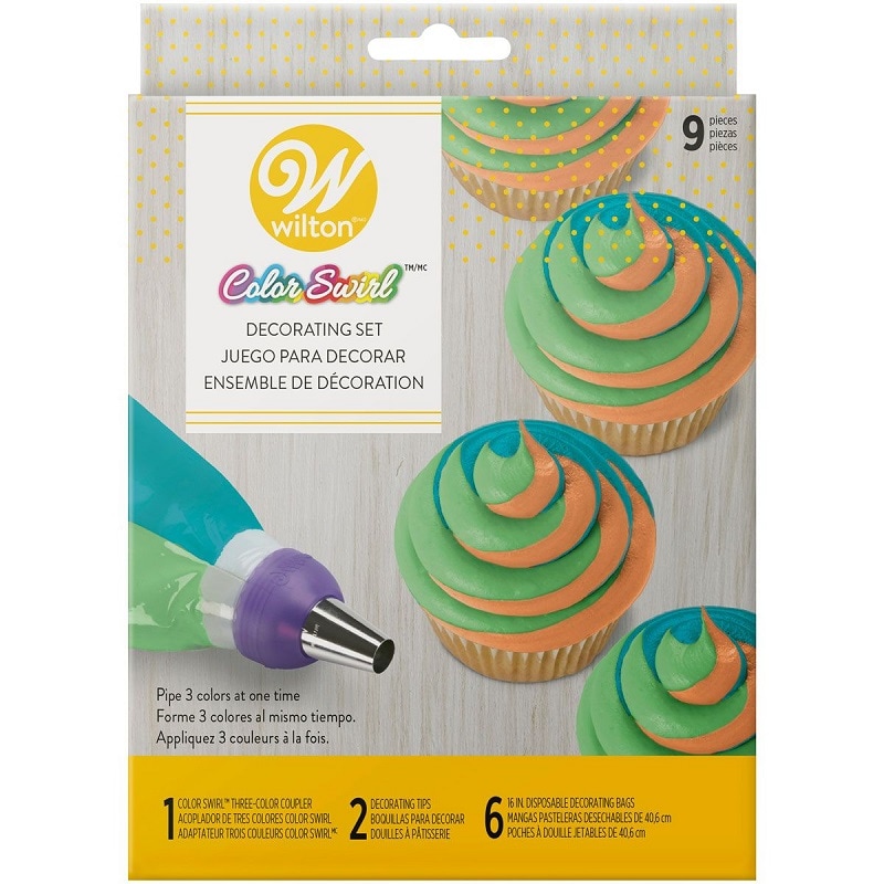 Wilton - Color Swirl Spritsset