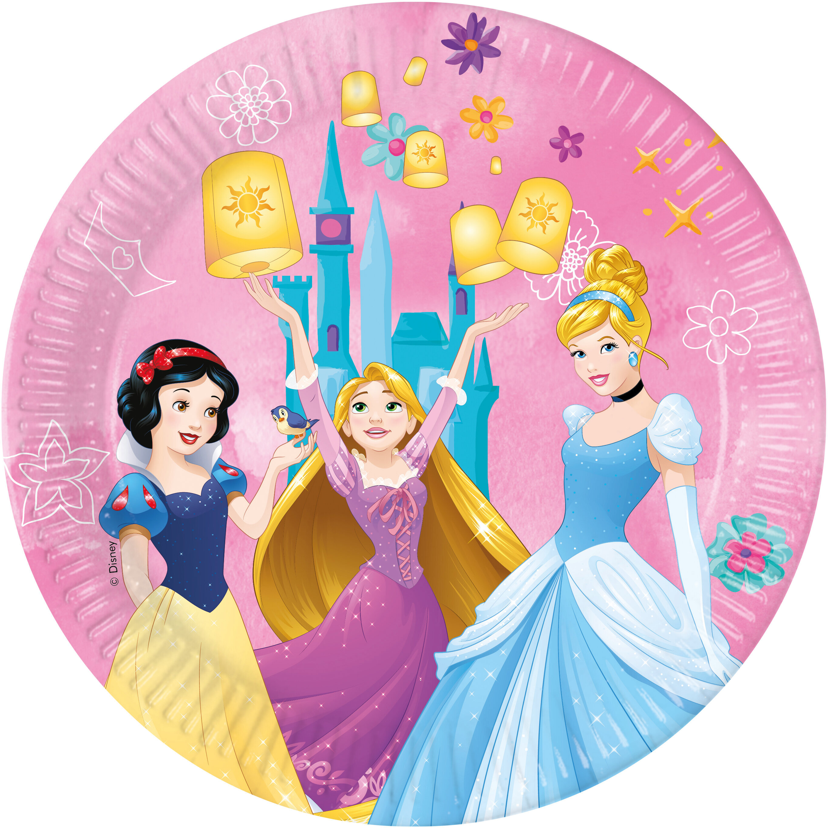 Disney Prinsessor - Tallrikar 8-pack
