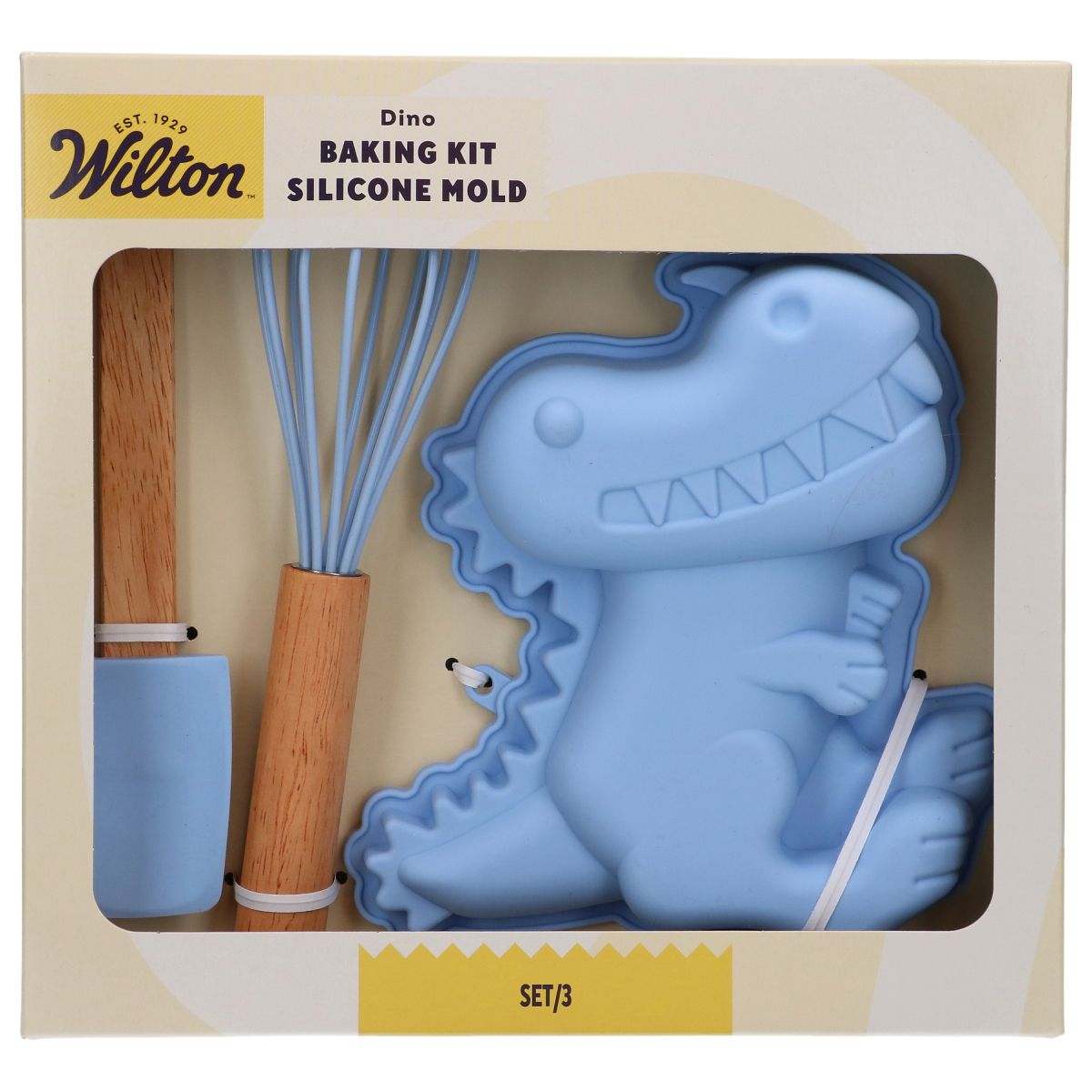 Wilton dinosauriebakset i silikon, 3 delar