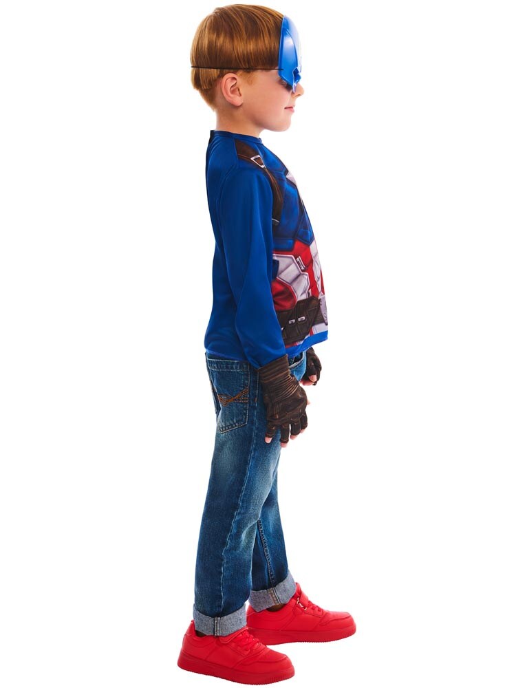Captain America Maskeradset 4-6 år
