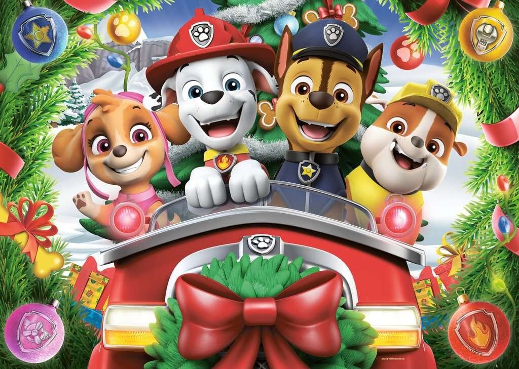 Ravensburger Golvpussel - Paw Patrol Christmas 24 bitar