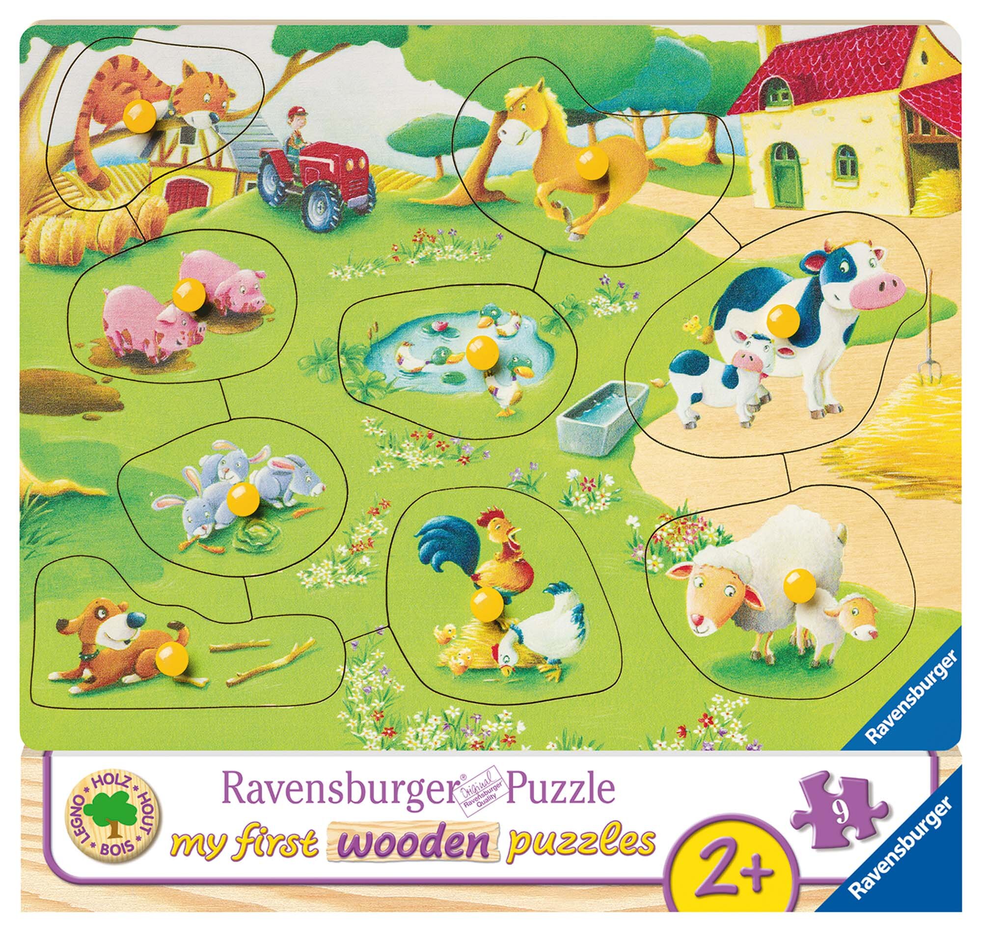 Ravensburger Pussel - Bondgård 9 bitar