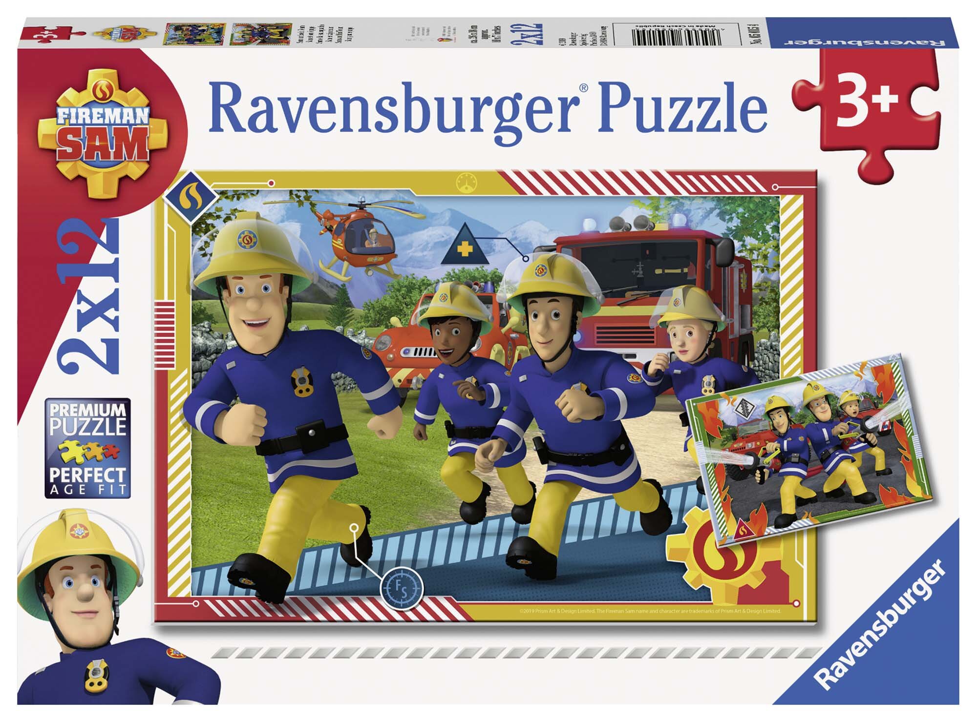 Ravensburger Pussel - Brandman Sam 2x12 bitar