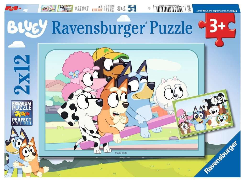 Ravensburger Pussel - Bluey 2x12 bitar