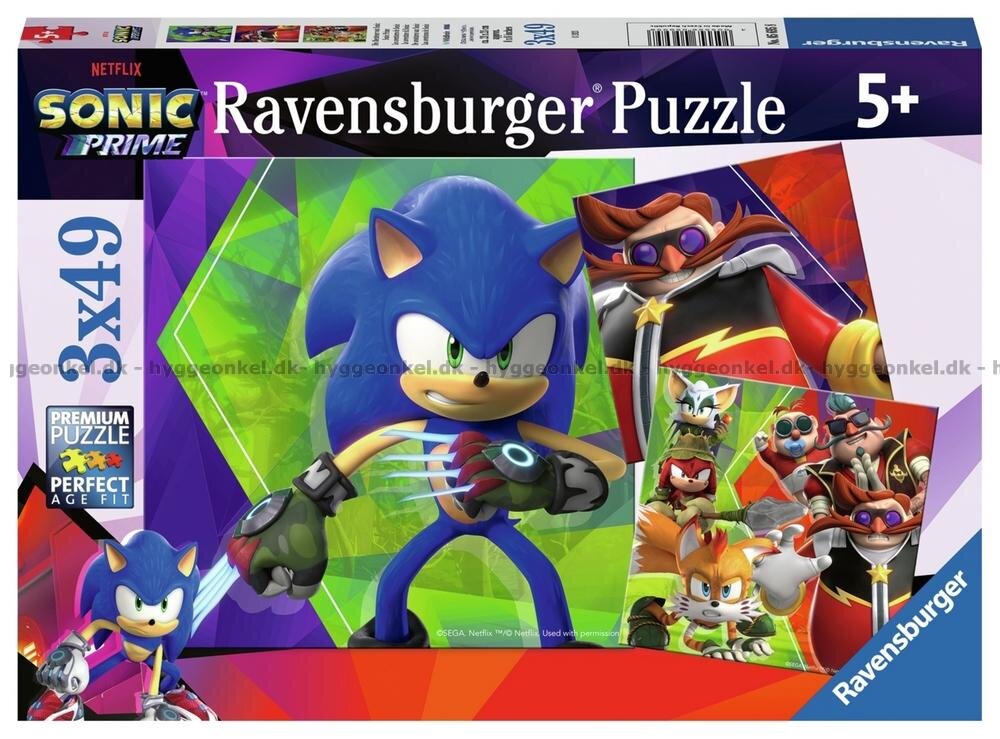Ravensburger Pussel - Sonic Prime 3x49 bitar