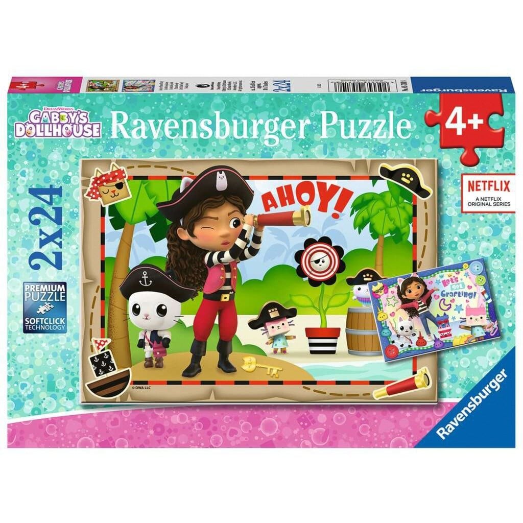 Ravensburger Pussel - Gabby's Dollhouse 2x24 bitar