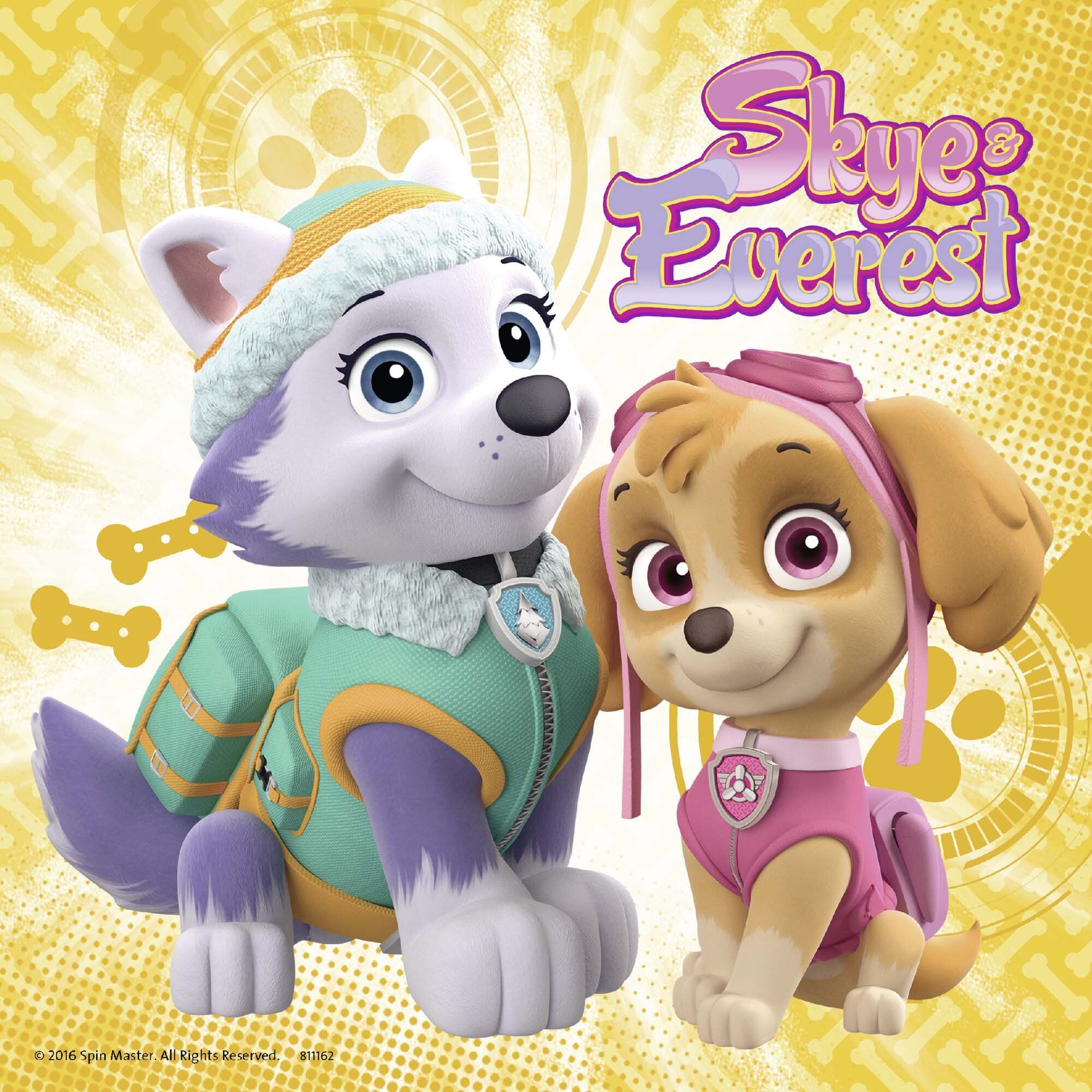 Ravensburger Pussel, Paw Patrol - Skye & Everest 3x49 bitar