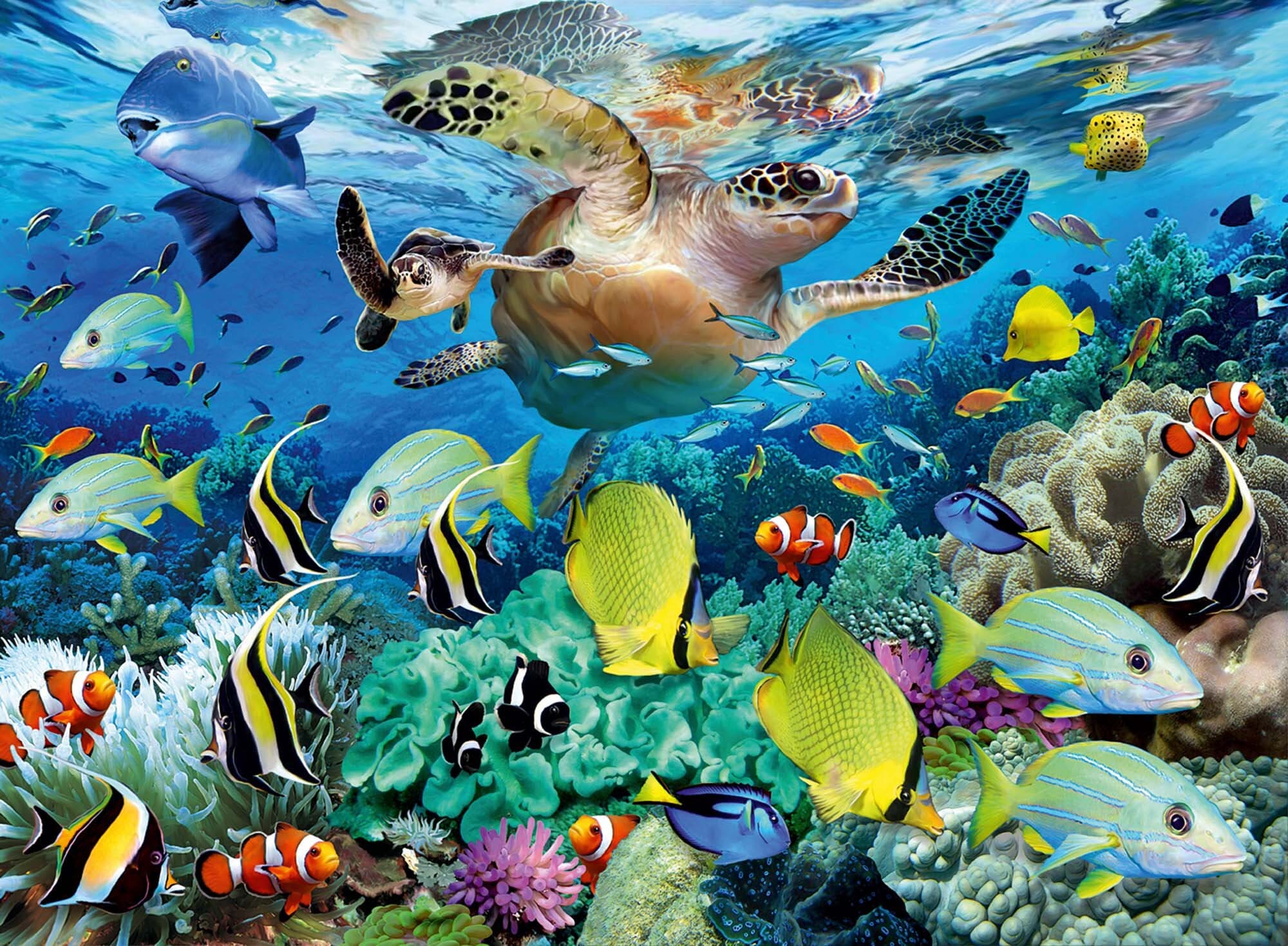 Ravensburger Pussel - Paradis under vattenytan 150 bitar XXL