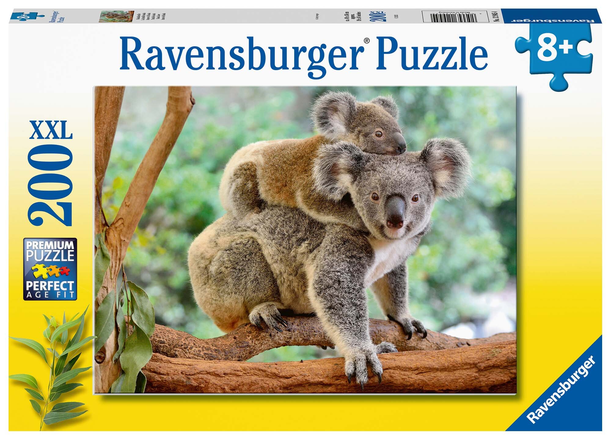 Ravensburger Pussel, Koala Love 200 bitar XXL