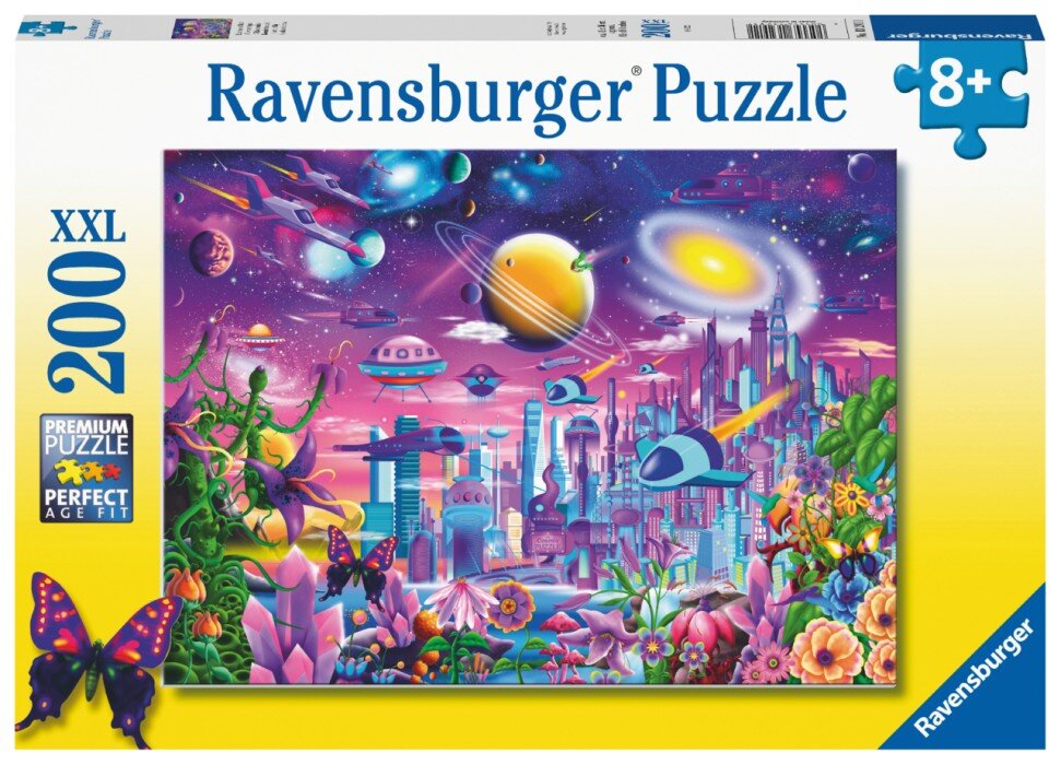 Ravensburger Pussel - Kosmisk stad 200 bitar XXL