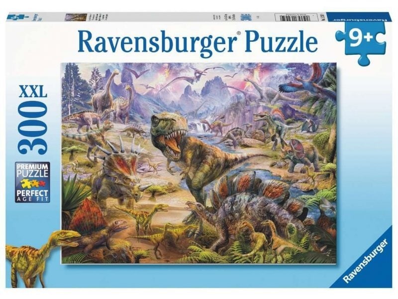 Ravensburger Pussel - Dinosauriernas värld 300 bitar XXL