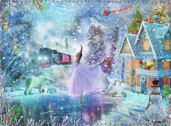 Ravensburger Pussel - Winter Wonderland 300 bitar