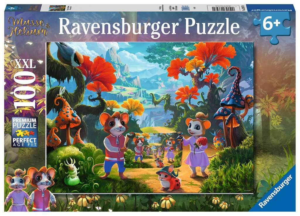 Ravensburger Pussel - Musse & Helium 100 bitar