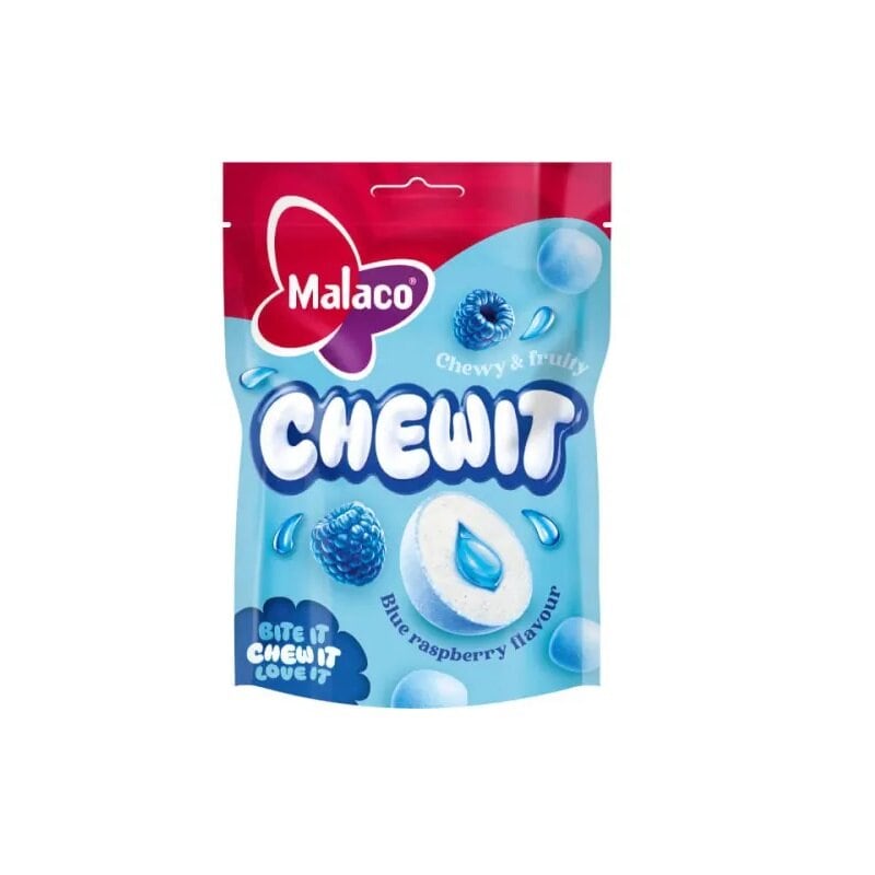Malaco Chewit Blue Raspberry 115 gram
