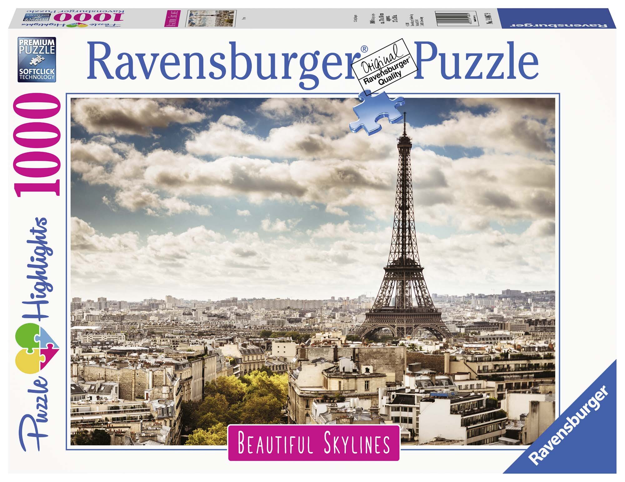Ravensburger Pussel - Paris 1000 bitar