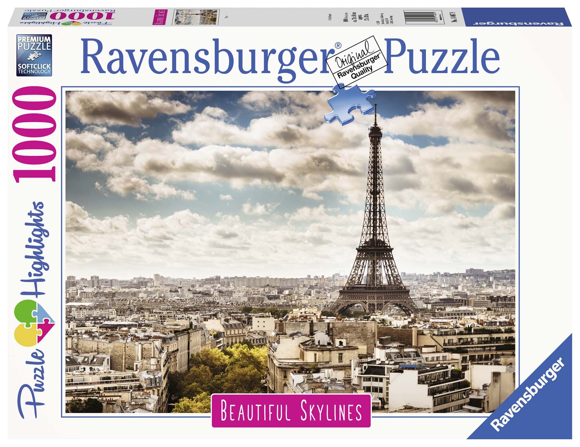 Ravensburger Pusse - Paris 1000 bitar