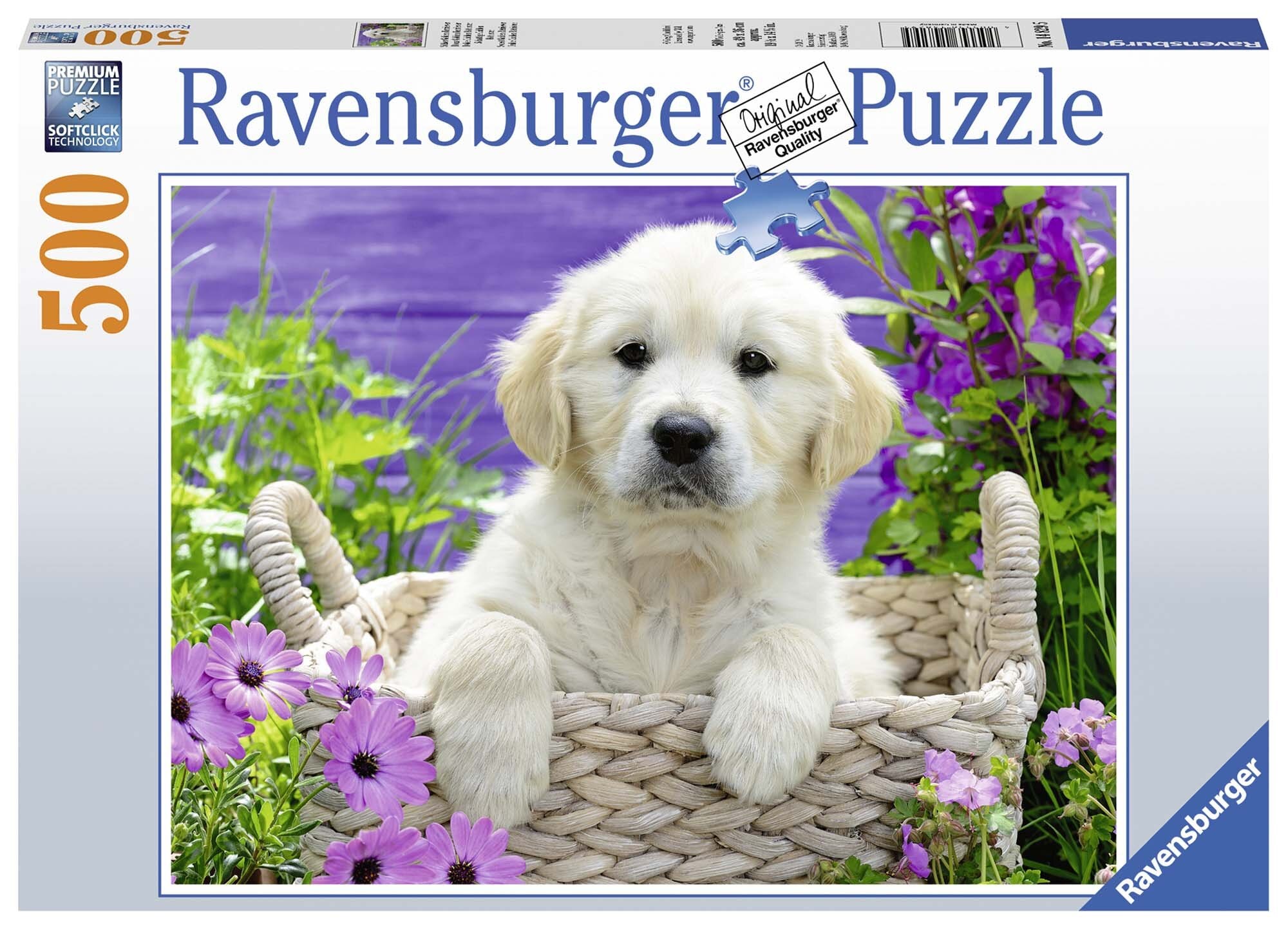 Ravensburger Pussel - Söt Golden Retriever 500 bitar