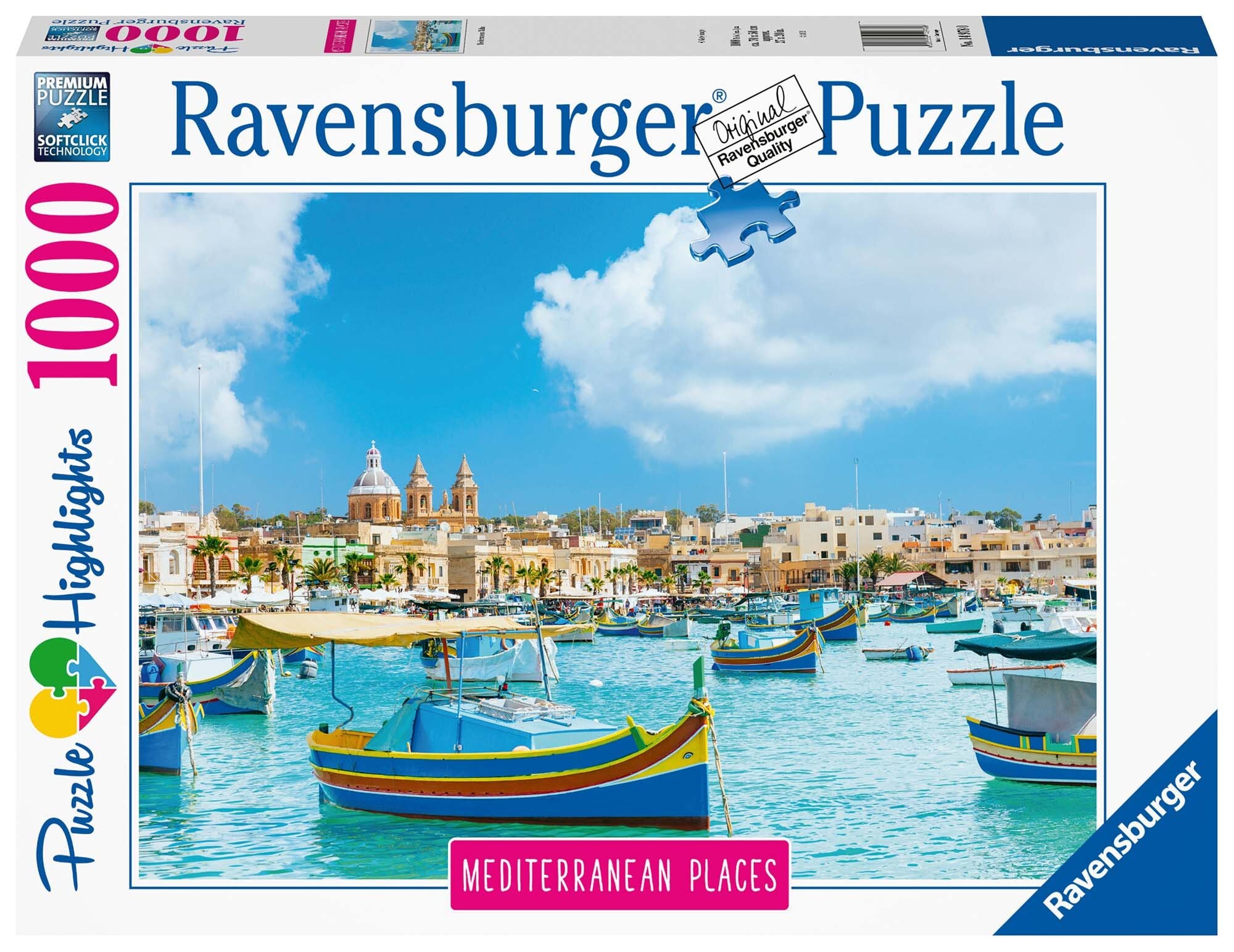 Ravensburger Pussel, Vid medelhavet - Malta 1000 bitar