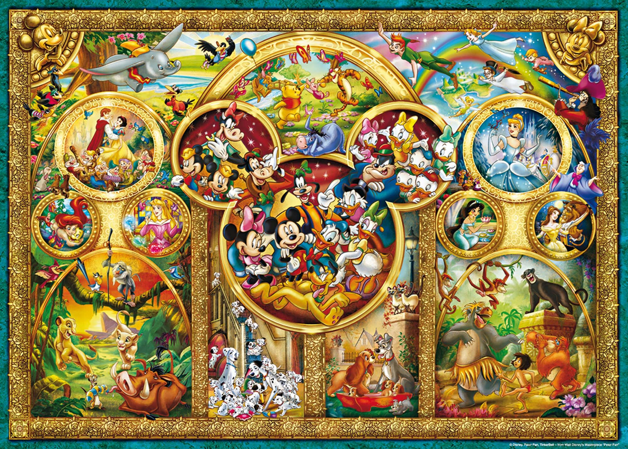 Ravensburger Pussel - The Best Disney Themes 1000 bitar