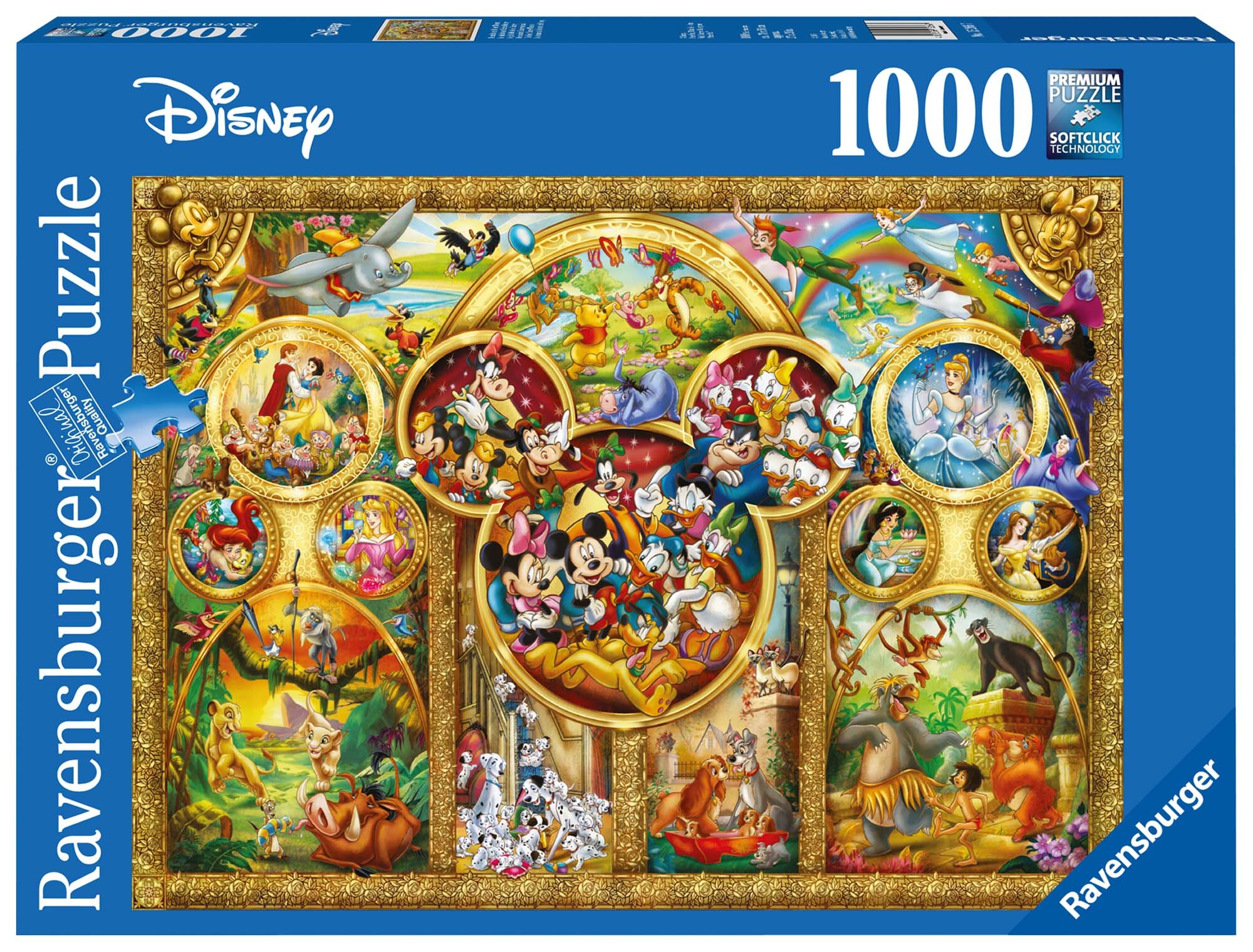 Ravensburger Pussel - The Best Disney Themes 1000 bitar