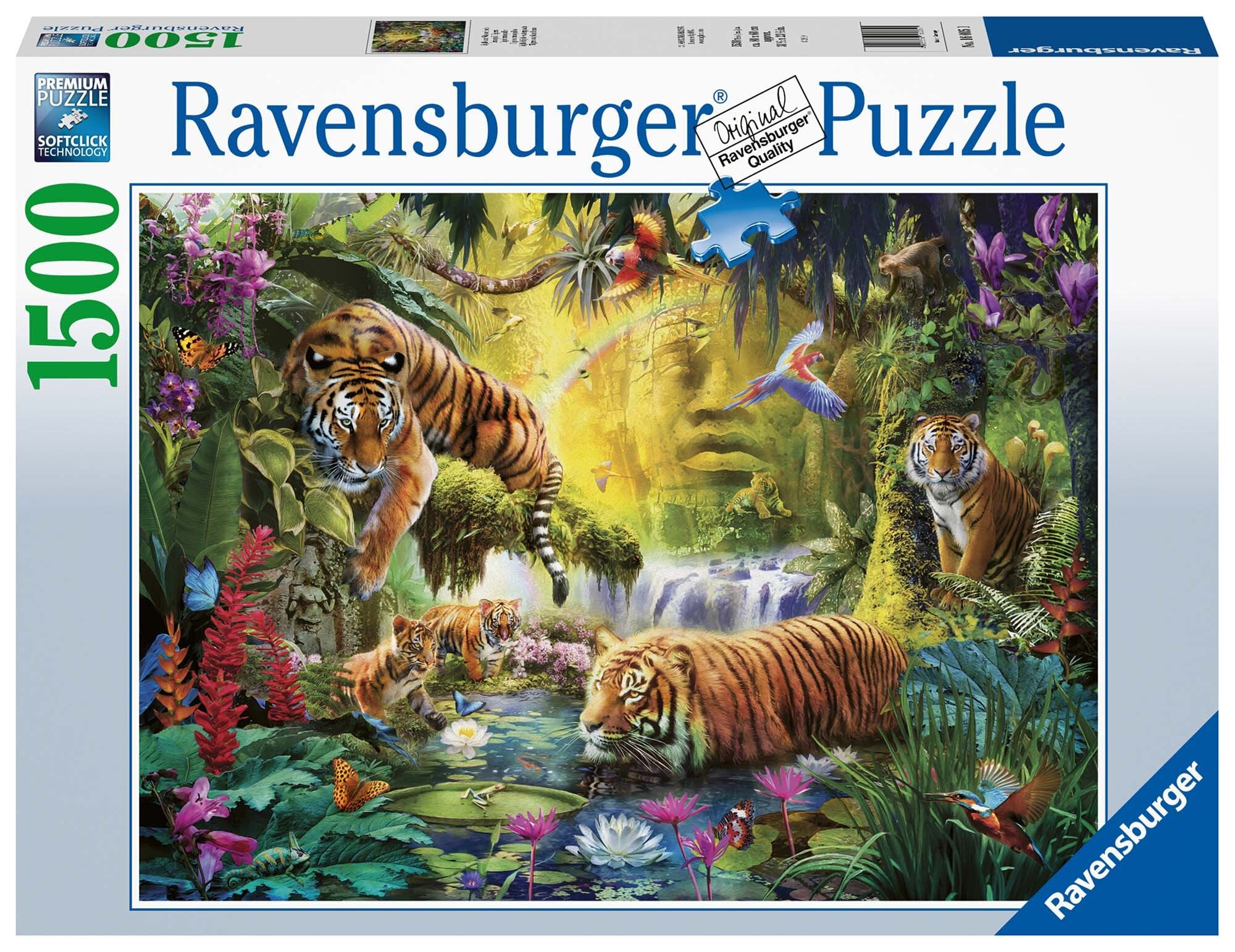 Ravensburger Pussel - Tigerns Harmoni 1500 bitar