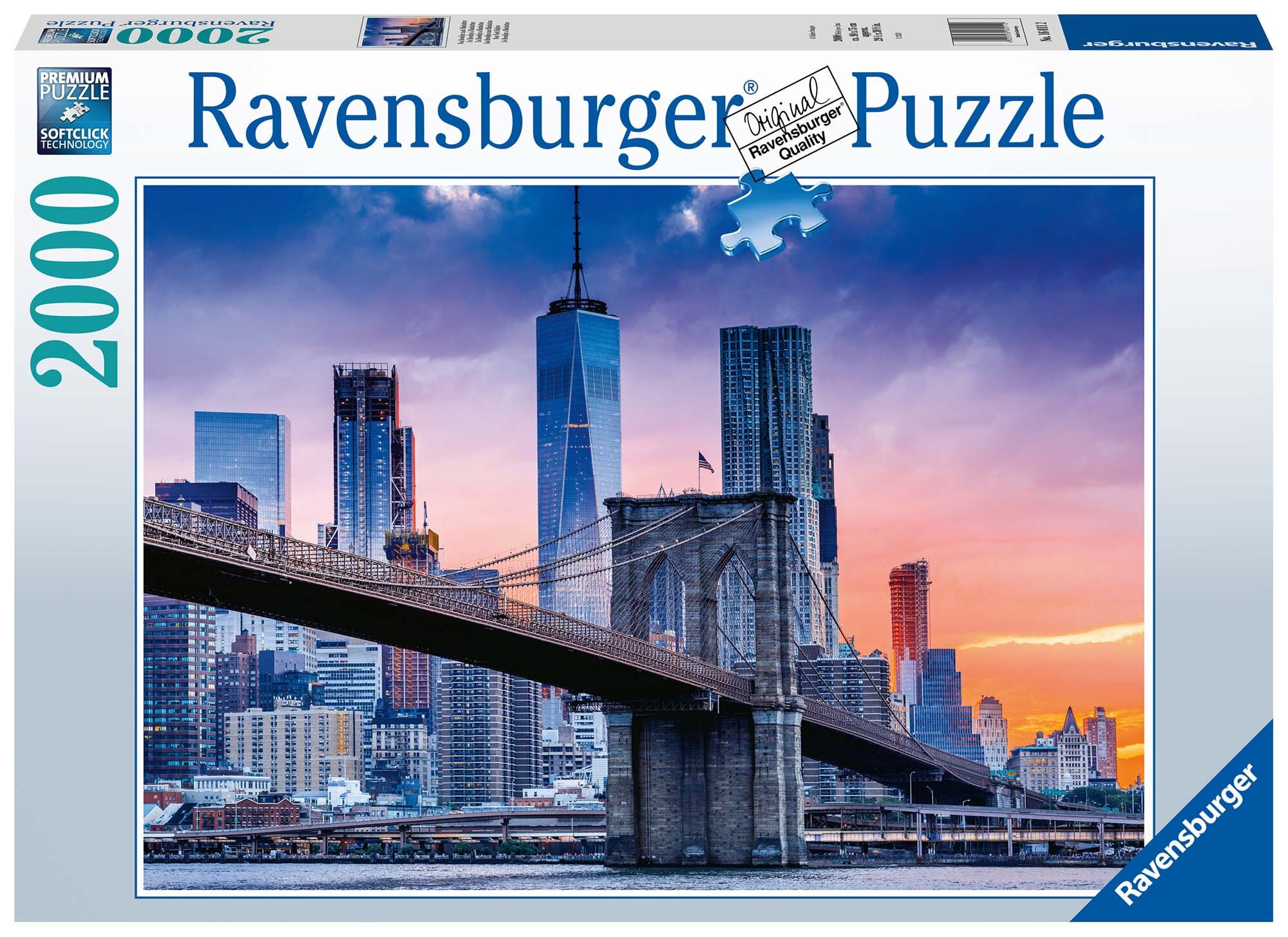 Ravensburger Pussel - New Yorks Skyline 2000 bitar