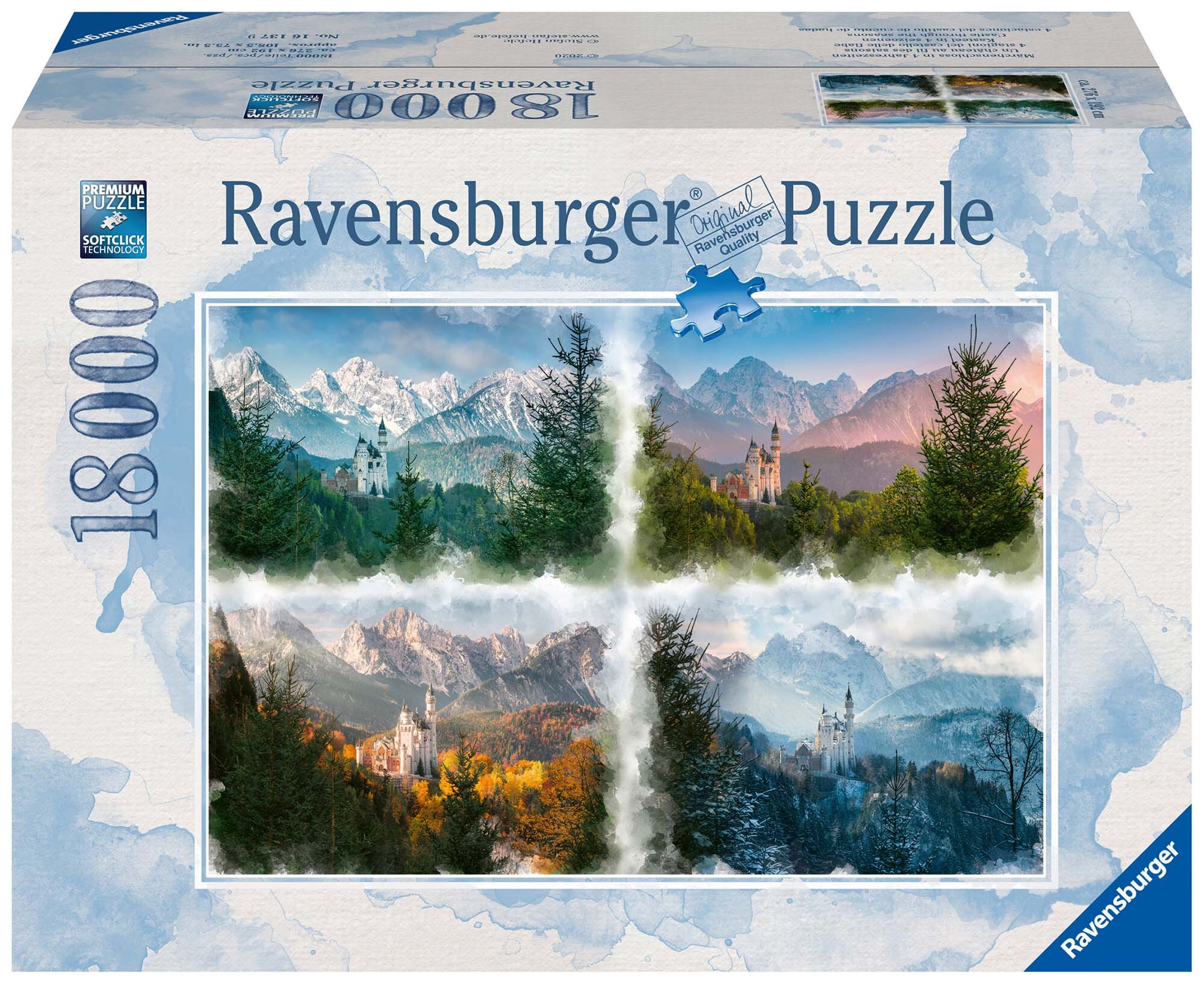 Ravensburger Pussel - Neuschwanstein Slott 18000 bitar