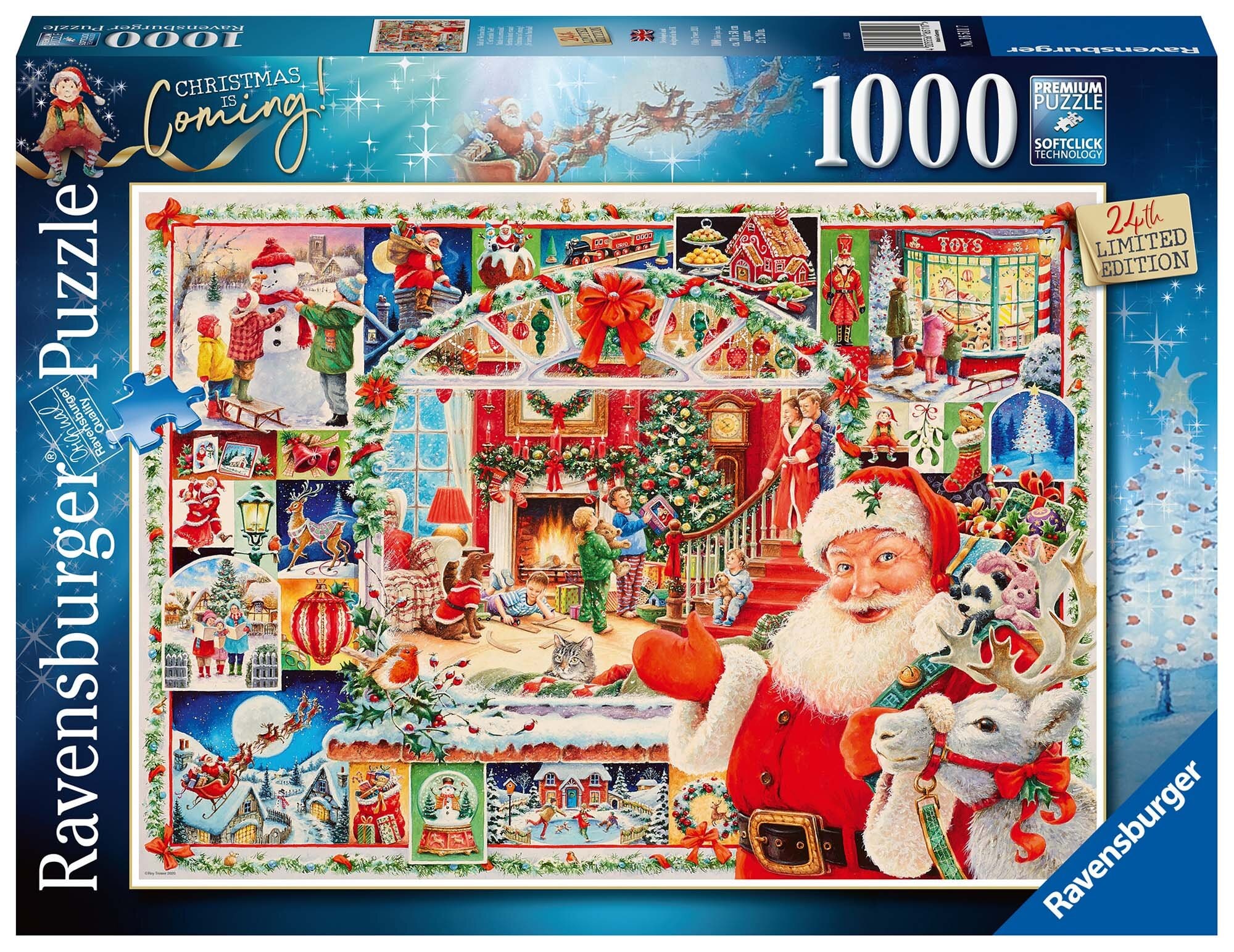 Ravensburger Pussel - Julen är snart här! 1000 bitar