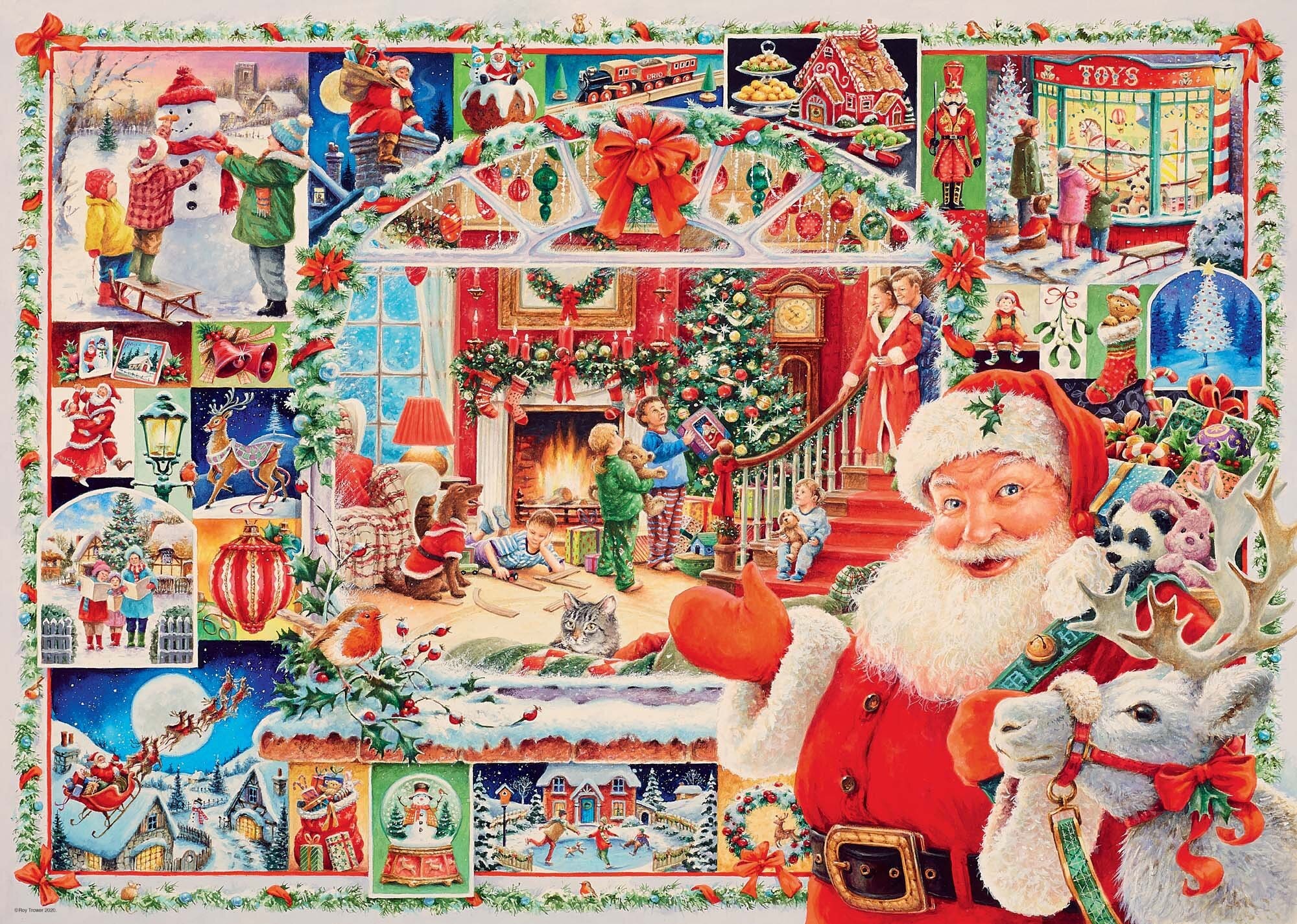 Ravensburger Pussel - Julen är snart här! 1000 bitar