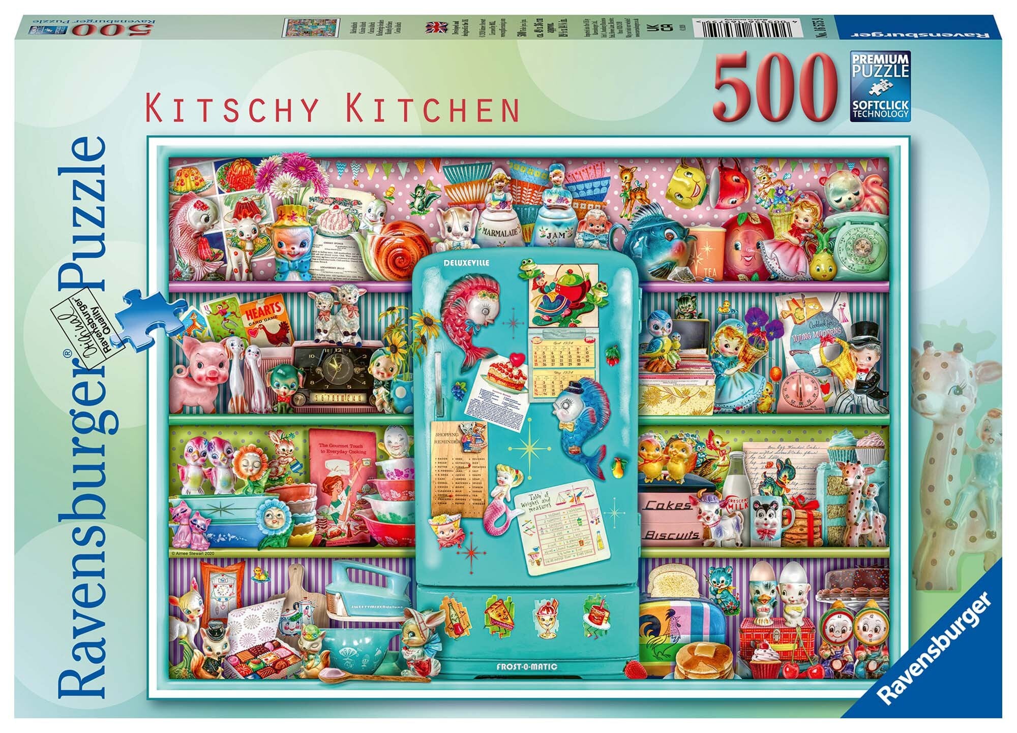 Ravensburger Pussel - Kitschy Kitchen 500 bitar
