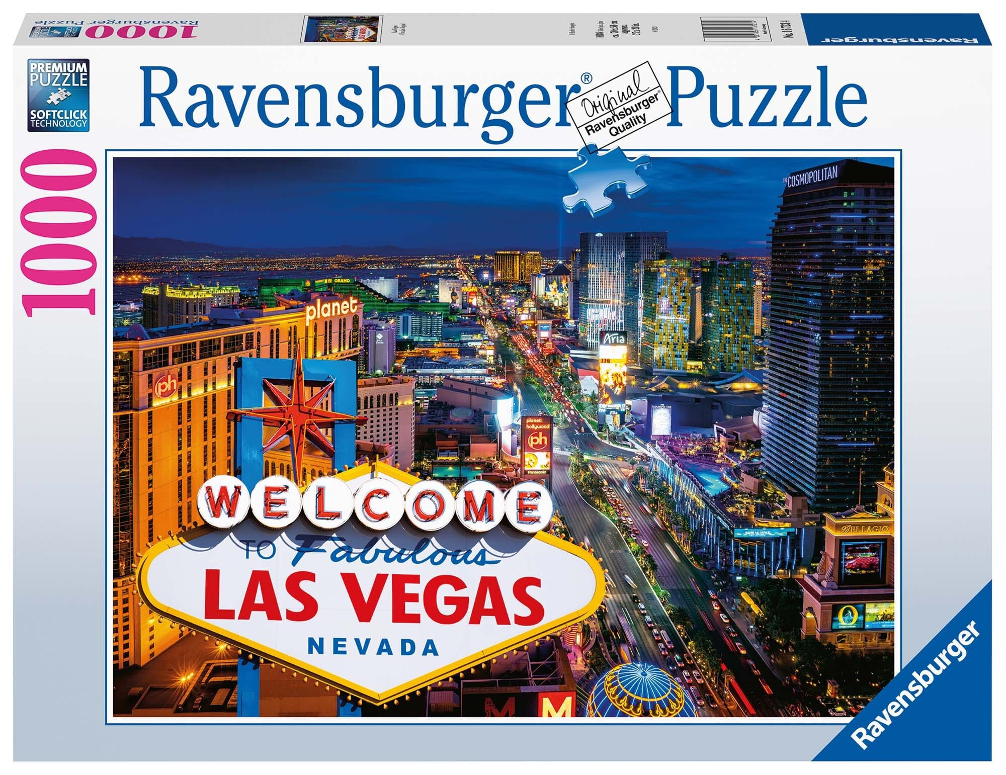 Ravensburger Pussel - Las Vegas 1000 bitar