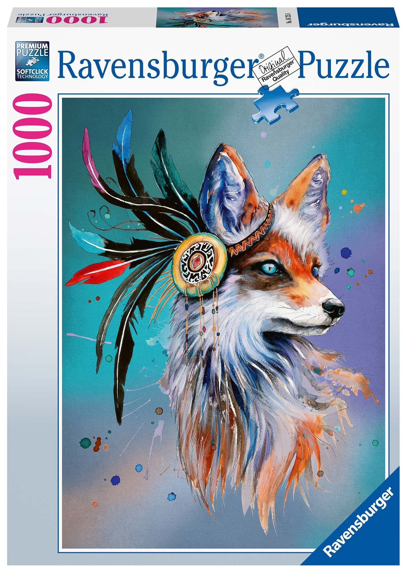 Ravensburger Pussel - Spirit Fox 1000 bitar