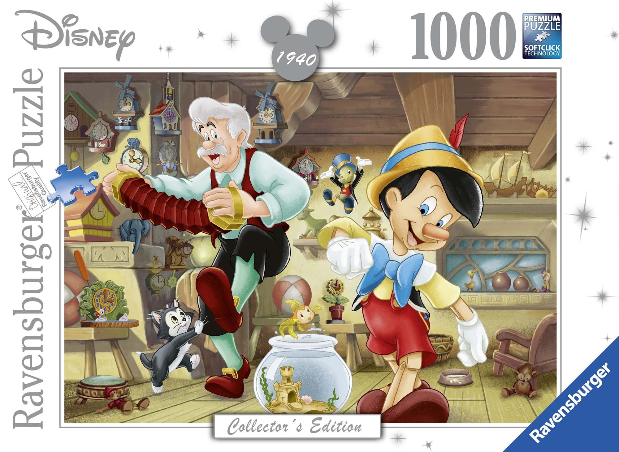 Ravensburger Pussel, Disney - Pinocchio 1000 bitar