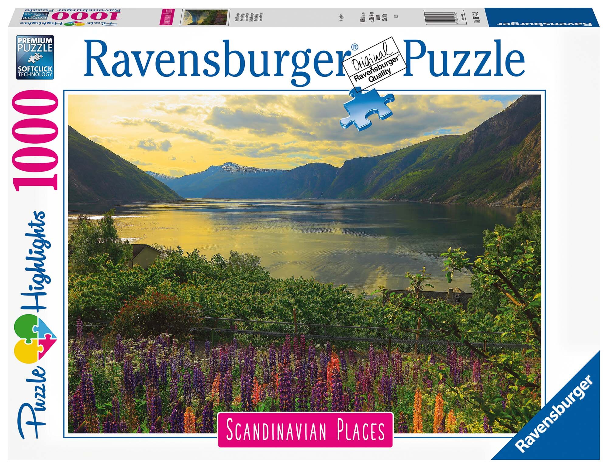 Ravensburger Pussel - Fjord i Norge 1000 bitar