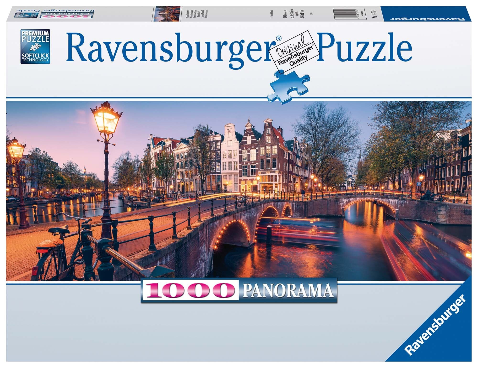 Ravensburger Pussel - Kväll i Amsterdam 1000 bitar