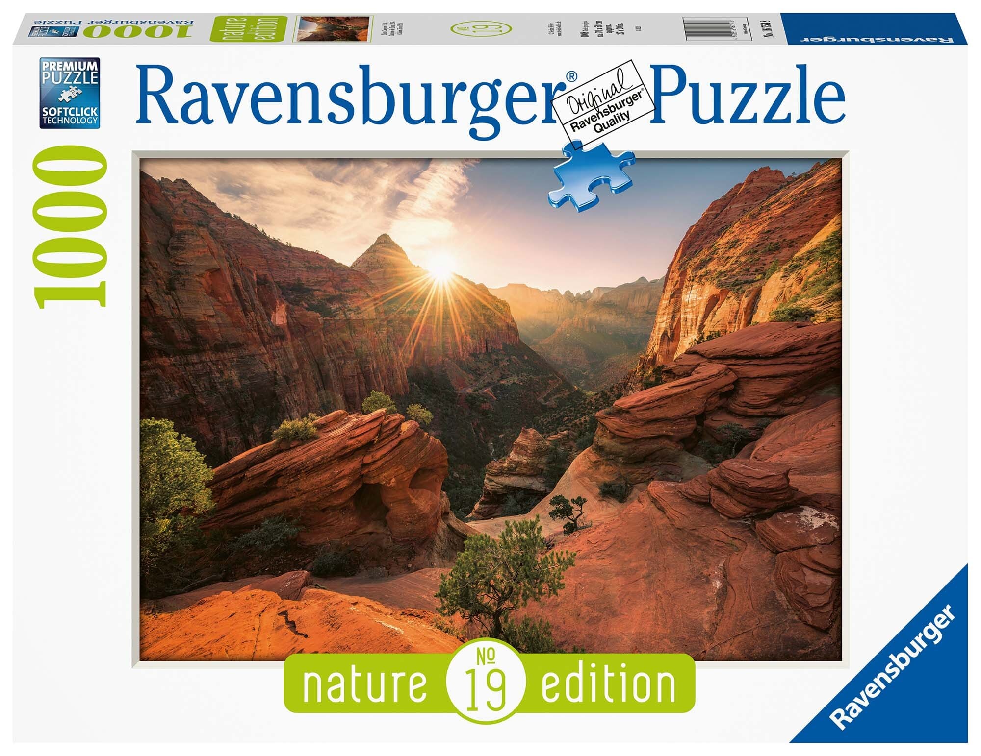 Ravensburger Pussel - Zion Canyon USA 1000 bitar